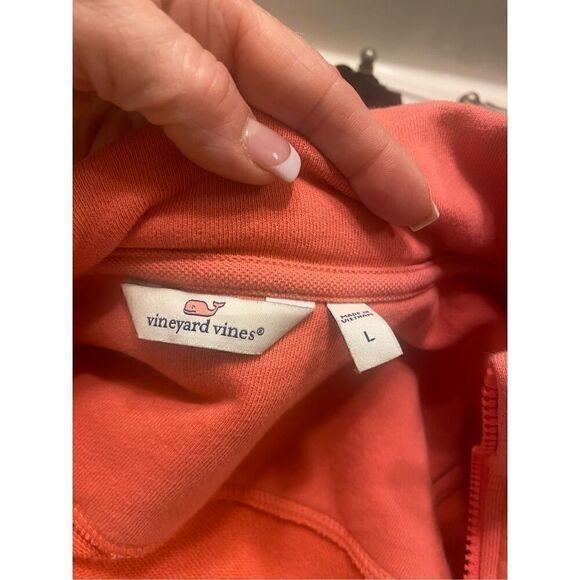 Vineyard Vines Women’s Shep Shirt Half Zip 100% Cotton Size L Nantucket Preppy - Picture 7 of 9